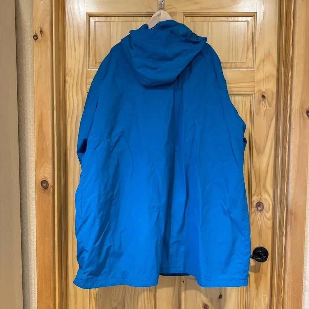 🎈Woman Within teal turquoise hooded rain jacket plus size 3X - Picture 8 of 11